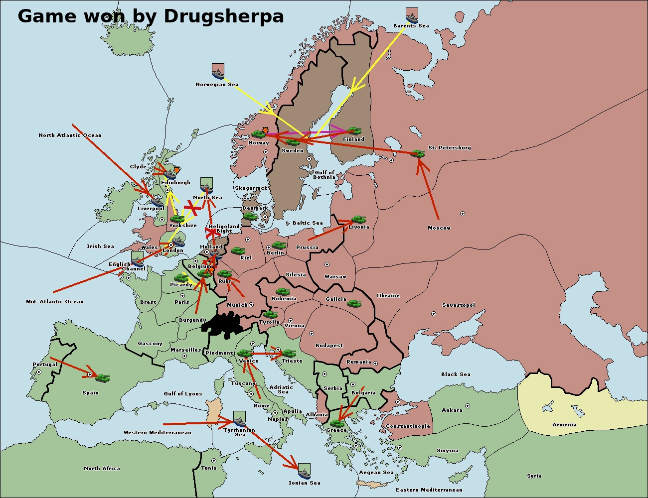 diplomacy xnfm - side game won by Drugsherpa (me)