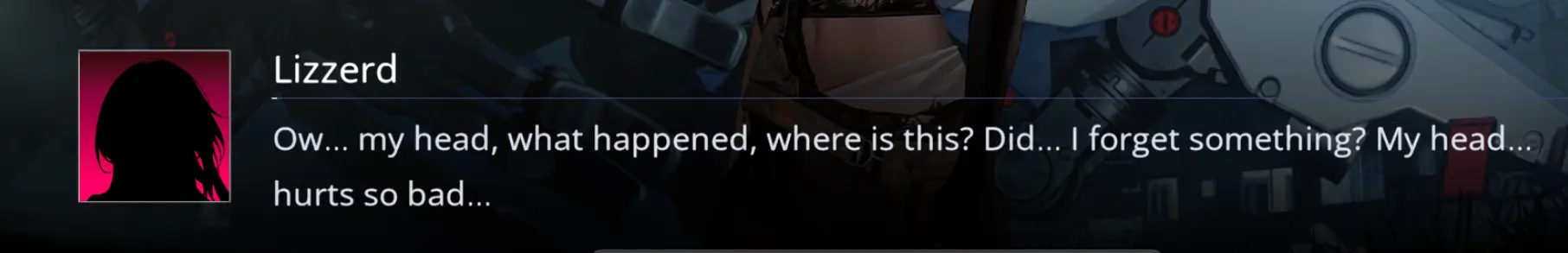 chief: Ow... my head, what happened, where is this? Did... I forget something? My head....
hurts so bad...