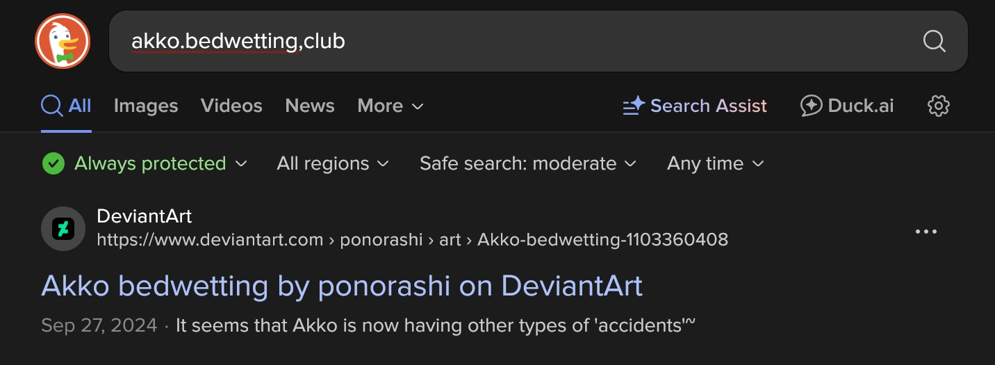 i made a typo getting here and found search results for fetish art instead