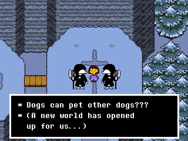 Dogs can pet other dogs??